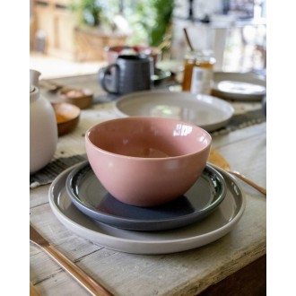 Mikasa Serenity Ceramic Slate Grey Side Plate, 20cm