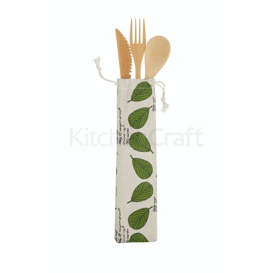 Shop quality Natural Elements Reusable Bamboo Cutlery Set in Fabric Pouch in Kenya from vituzote.com Shop in-store or online and get countrywide delivery!