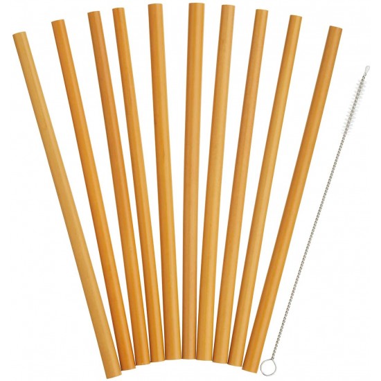 Shop quality Natural Elements Reusable Straws, 10 Piece Bamboo Straw Set with Cleaning Brush, 19cm in Kenya from vituzote.com Shop in-store or online and get countrywide delivery!