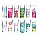 BarCraft Party Tall Shot Glasses, 60ml