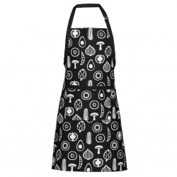 Premier Besa Black Design Apron, 100% cotton