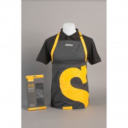 Premier Black and Yellow Logo Sorted Apron , 100% cotton