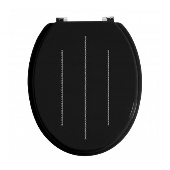 Shop quality Premier Bling Diamante Toilet Seat  - Black in Kenya from vituzote.com Shop in-store or online and get countrywide delivery!