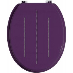 Premier Bling Diamante Toilet Seat - Purple 