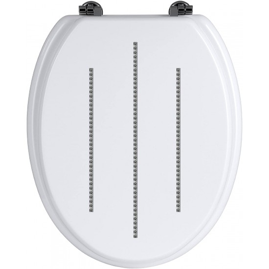 Shop quality Premier Bling Diamante Toilet Seat  -  White in Kenya from vituzote.com Shop in-store or online and get countrywide delivery!