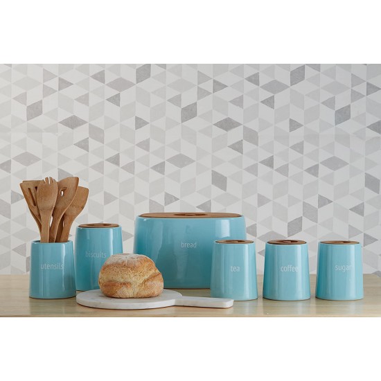 Shop quality Premier Housewares Fletcher Biscuit Canister - Blue in Kenya from vituzote.com Shop in-store or online and get countrywide delivery!