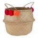 Shop quality Premier Medium Seagrass Pom Pom Basket in Kenya from vituzote.com Shop in-store or online and get countrywide delivery!
