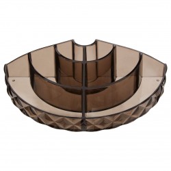 Premier Semi Round Diamond Cosmetic Organizer