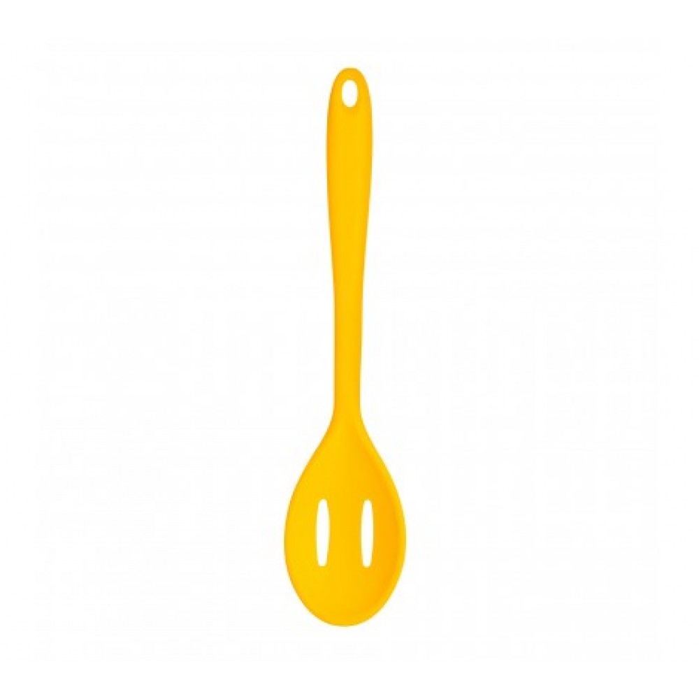 Kitchen Utensils Premier Zing Slotted Silicone Spoon, Yellow