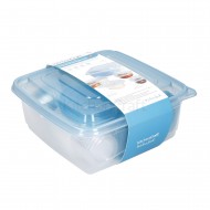 Kitchen Craft 23-Piece Plastic Meal Prep Container Set