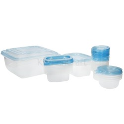 Kitchen Craft 23-Piece Plastic Meal Prep Container Set