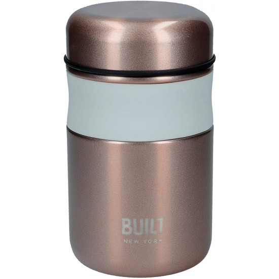 Shop quality BUILT Double Wall Vacuum Insulated Food Flask for Hot and Cold Foods, Stainless Steel, Rose Gold, 490 ml in Kenya from vituzote.com Shop in-store or online and get countrywide delivery!