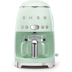 SMEG  50'S Retro Style Drip Filter Coffee Machine, 10 Cup Capacity 1.4 L Tank, Pastel green