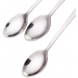Kitchen Craft Stainless Steel Ice Cream/Soda Spoons 