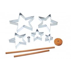 Sweetly Does it  3D Star Cookie Cutter Set of 9