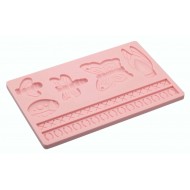 Sweetly Does It Insect Silicone Mold, Pink, (8″ x 5″)