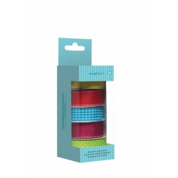 Sweetly Does It Pack of 5 Assorted Bright Ribbons