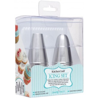 Sweetly Does It Piping Bag and Nozzles, Gift Boxed, Luxury 9 Piece Icing Set