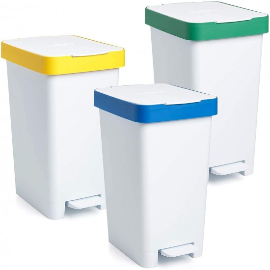 Shop quality Tatay Pedal Dustbin Yellow, 25 litres in Kenya from vituzote.com Shop in-store or online and get countrywide delivery!