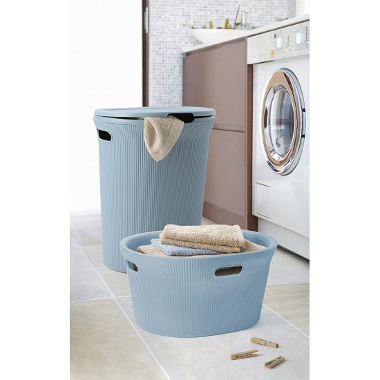 Shop quality Tatay Laundry Basket with lid, Misty Blue in Kenya from vituzote.com Shop in-store or online and get countrywide delivery!