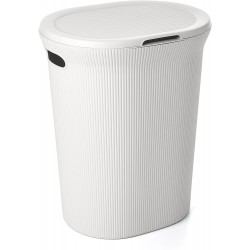 Tatay Laundry Basket with Lid , White