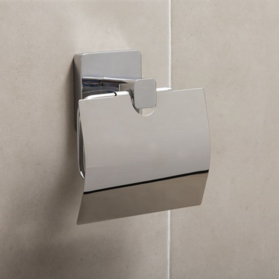Tatay Roll Holder with cover with 3M Adhesive Fixing System, chrome-plated ( No Holes, Easy & Quick Install), 6320200 Shop quality Tatay Roll Holder with cover with 3M Adhesive Fixing System, chrome-plated ( No Holes, Easy & Quick Install) in Kenya from vituzote.com Shop in-store or online and get countrywide delivery!