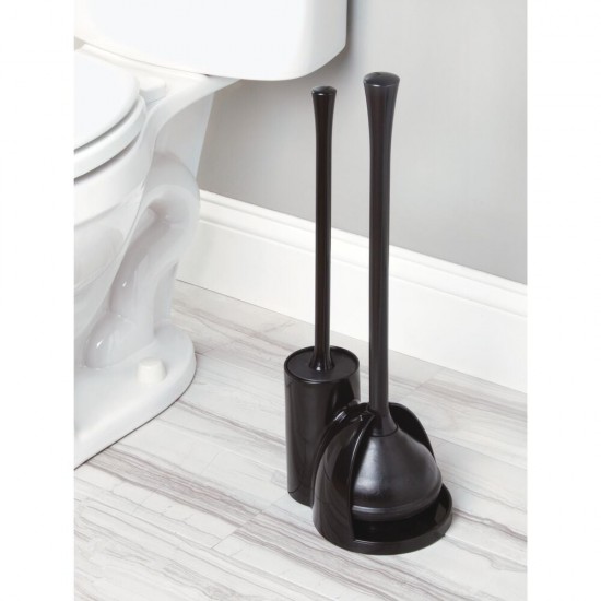 Shop quality InterDesign Una Slim Toilet Bowl Brush & Plunger, Black in Kenya from vituzote.com Shop in-store or online and get countrywide delivery!