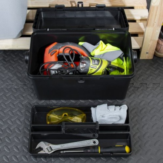 Wham Bam Tool Box & Lid Black Recycled, 46cm, 445240 Shop quality Wham Bam Tool Box & Lid Black Recycled, 46cm in Kenya from vituzote.com Shop in-store or get countrywide delivery!