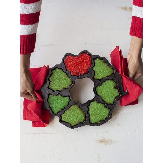 Shop quality Lodge Cast Iron Holiday Wreath Baking Pan, 14.69 inch in Kenya from vituzote.com Shop in-store or online and get countrywide delivery!