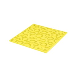 Lodge Square Silicone Skillet Trivet, Yellow - 7 Inch