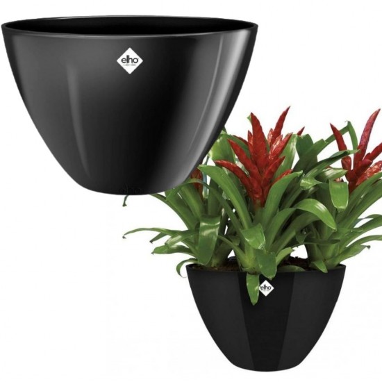 Shop quality Elho Brussels Diamond Oval High Indoor Flowerpot - Metallic Black - 23.5 cm Height in Kenya from vituzote.com Shop in-store or online and get countrywide delivery!