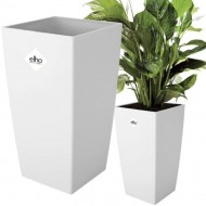 Elho Milano Flowerpot, White, 36.3 cm Height