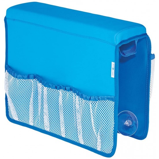 Bathtub Saddle Organizer-Neoprene Caddy Bath tub Organizer-4 Mesh Pockets