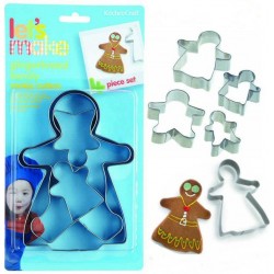 Kitchen Craft Gingerbread Family Cutters- set of four