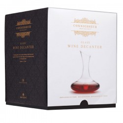 BarCraft Connoisseur Deluxe Glass Wine Decanter, 1.5 Litre