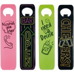 Barcraft  Stainless Steel Neon Bar Blade Bottle Opener - Assorted