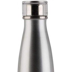 Built Perfect Seal Double Wall Stainless Steel Water Bottle, 480ml/17-Ounce, Silver