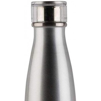 Built Perfect Seal Double Wall Stainless Steel Water Bottle, 480ml/17-Ounce, Silver