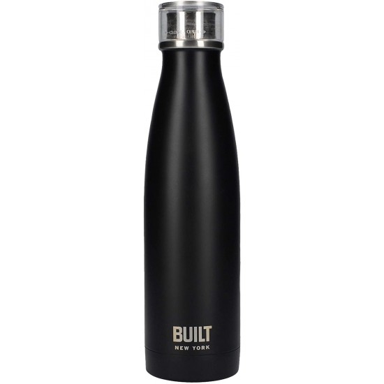Shop quality Built Perfect Seal Insulated Water Bottle/Thermal Flask with Leakproof Cap, Stainless Steel, Matte Black, 480 ml in Kenya from vituzote.com Shop in-store or online and get countrywide delivery!