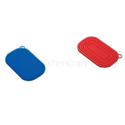 Colourworks Brights Anti-Bacterial Kitchen Scourers - Silicone - Assorted Colours