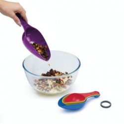 Colourworks Set of 4 Measuring Scoop Set