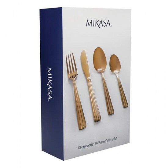 Shop quality Mikasa Gold-Coloured Cutlery Set in Gift Box, Stainless Steel, 16 Pieces in Kenya from vituzote.com Shop in-store or online and get countrywide delivery!