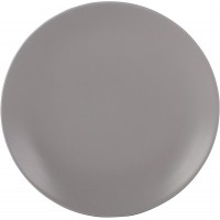 Mikasa Gourmet Ceramic Round Side Plate, Grey - 20 cm (7¾")