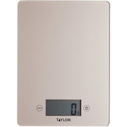 Taylor Pro Digital  5 kg Food Scale with Ultra Thin Design in Gift Box, Glass/Plastic, Copper
