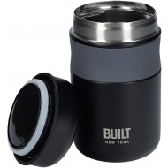 Built Double Wall Vacuum Insulated Flask for Hot and Cold Foods, 490 ml, Black