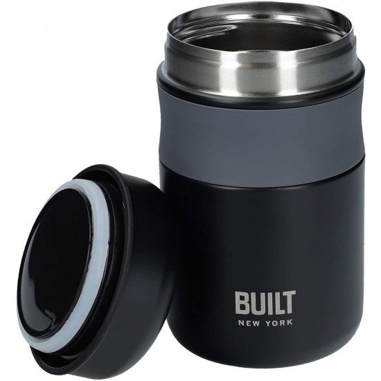 Built Double Wall Vacuum Insulated Flask for Hot and Cold Foods, 490 ml, Black, BLTJAR490BLK Shop quality Built Double Wall Vacuum Insulated Flask for Hot and Cold Foods, 490 ml, Black in Kenya from vituzote.com Shop in-store or online and get countrywide delivery!