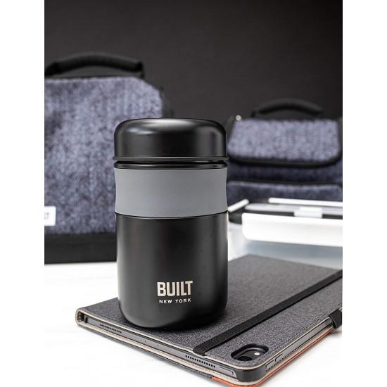 Built Double Wall Vacuum Insulated Flask for Hot and Cold Foods, 490 ml, Black, BLTJAR490BLK Shop quality Built Double Wall Vacuum Insulated Flask for Hot and Cold Foods, 490 ml, Black in Kenya from vituzote.com Shop in-store or online and get countrywide delivery!
