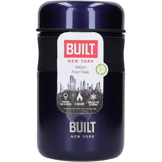 Shop quality BUILT Double Wall Vacuum Insulated Flask for Hot and Cold Foods, 490 ml, Blue/Black in Kenya from vituzote.com Shop in-store or online and get countrywide delivery!