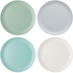 Colourworks Extra-Large 'Unbreakable' Melamine Dinner Plates, 28 cm - 'Classics' Colours (Set of 4)