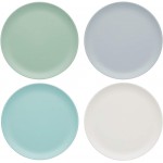Colourworks 'Unbreakable' Melamine Side Plates, 23 cm - 'Classics' Colours (Set of 4)